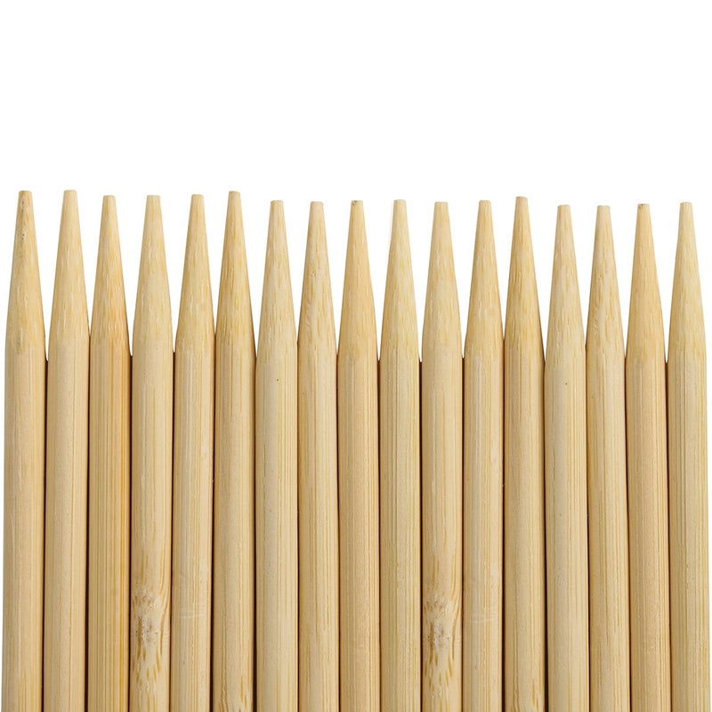 FLYPARTY Bamboo Marshmallow Roasting Sticks with 30 Inch 5mm Thick Extra Long Heavy Duty Wooden Skewers,Roaster Barbecue S'Mores Skewers Hot Dog Forks for Camping,Party,Kebab Sausage(120 Pcs) - Image 5